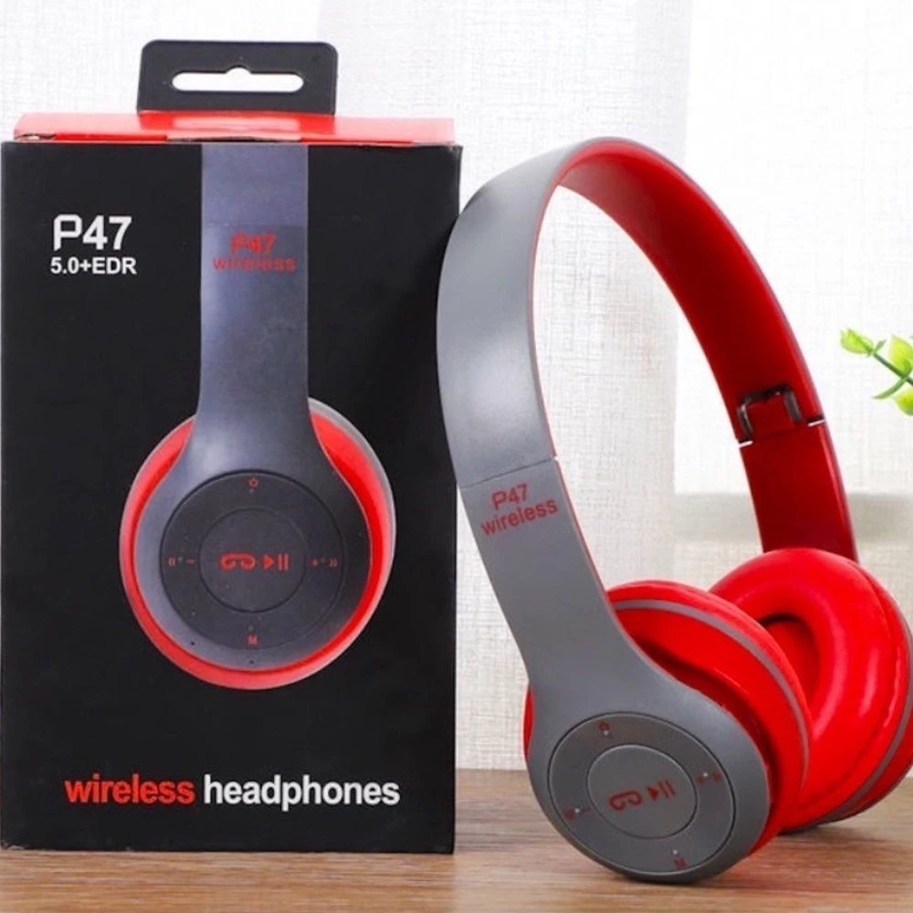 Fone P47 Headphone Sem Fio Estéreo Redução de Ruídos Bluetooth 5.0 Universal JIMMY