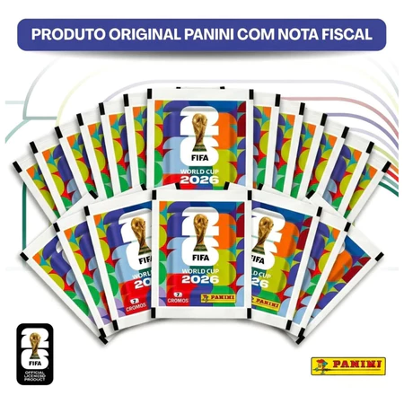Kit Figurinhas Envelopes Pacotinhos Do Album Copa Do Mundo 2026 FIFA Original Panini - Oferta Shopee com desconto