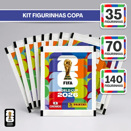 Kit Figurinhas Envelopes Pacotinhos Do Album Copa Do Mundo 2026 FIFA Original Panini